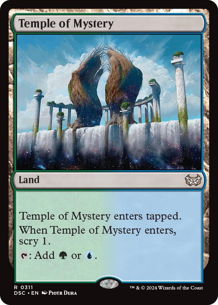 Temple of Mystery [Duskmourn: House of Horror Commander] 