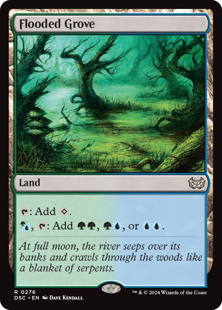 Flooded Grove [Duskmourn: House of Horror Commander] 