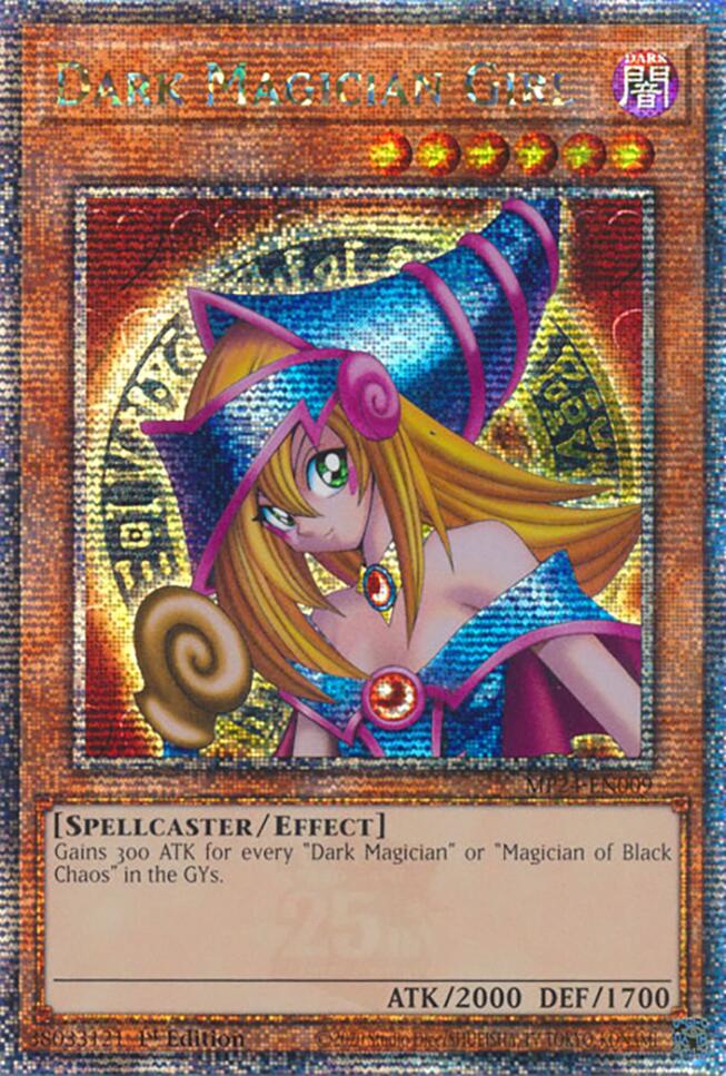 Dark Magician Girl [MP24-EN009] Quarter Century Secret Rare 