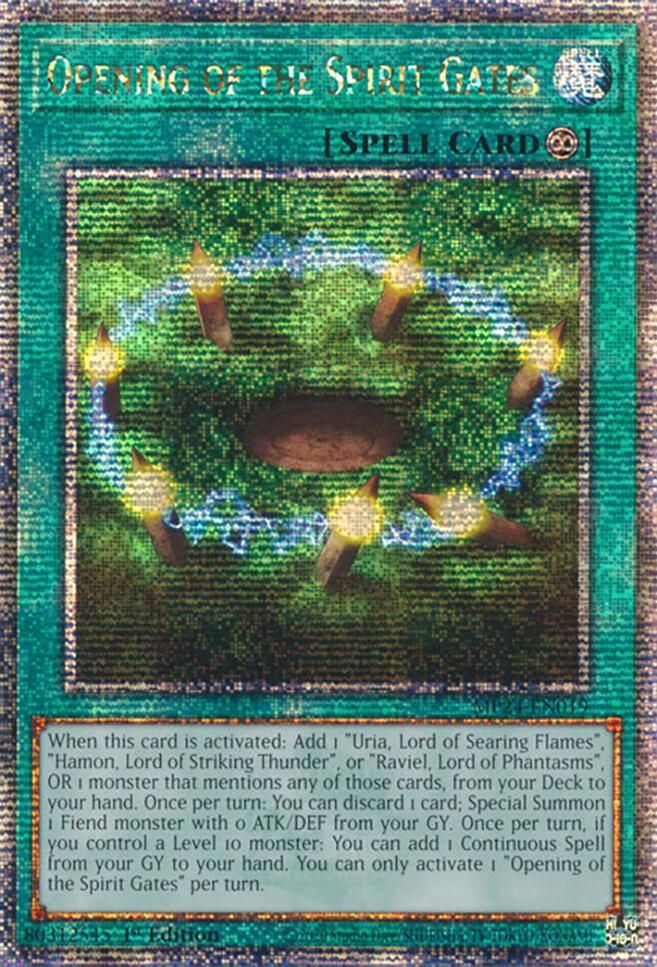 Opening of the Spirit Gates [MP24-EN019] Quarter Century Secret Rare 