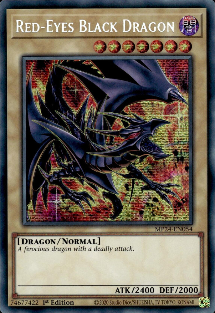 Red-Eyes Black Dragon (Alternate Art) [MP24-EN054] Prismatic Secret Rare 