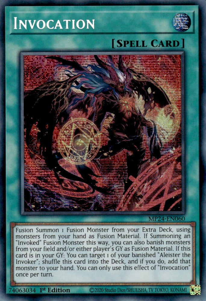 Invocation (Alternate Art) [MP24-EN060] Prismatic Secret Rare 