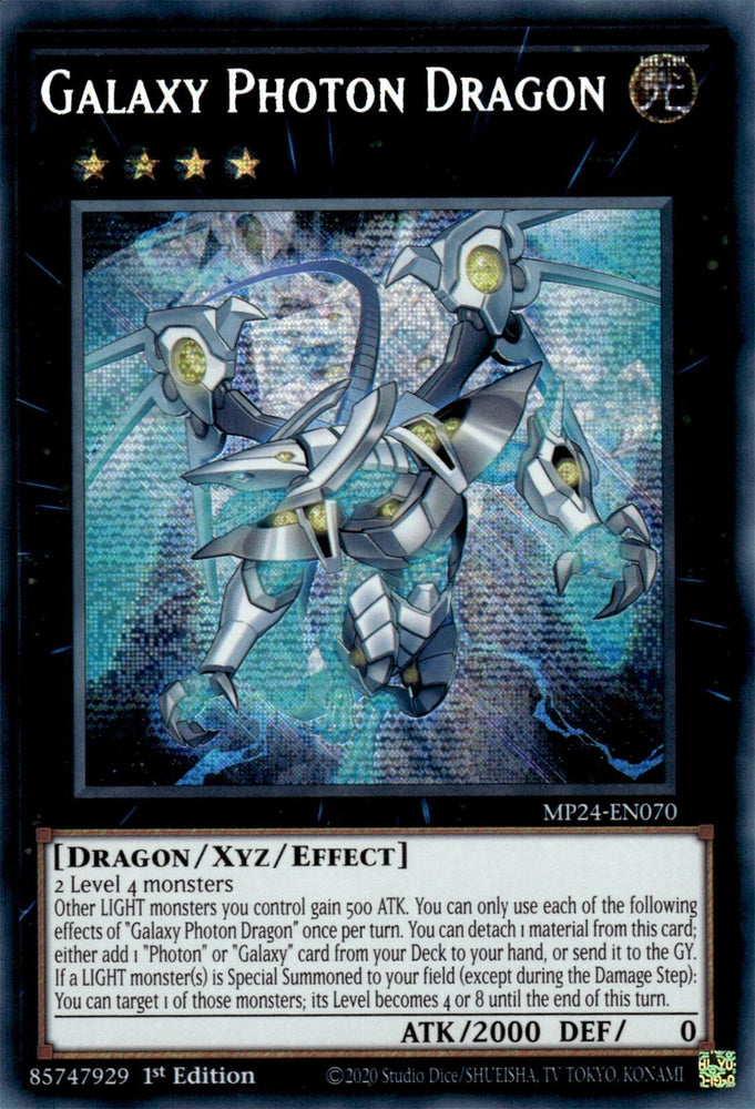 Galaxy Photon Dragon [MP24-EN070] Prismatic Secret Rare 
