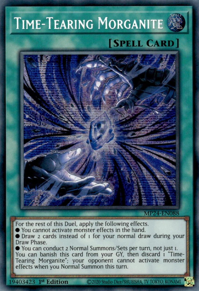 Time-Tearing Morganite [MP24-EN088] Prismatic Secret Rare 