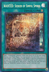 WANTED: Seeker of Sinful Spoils [MP24-EN122] Prismatic Secret Rare 