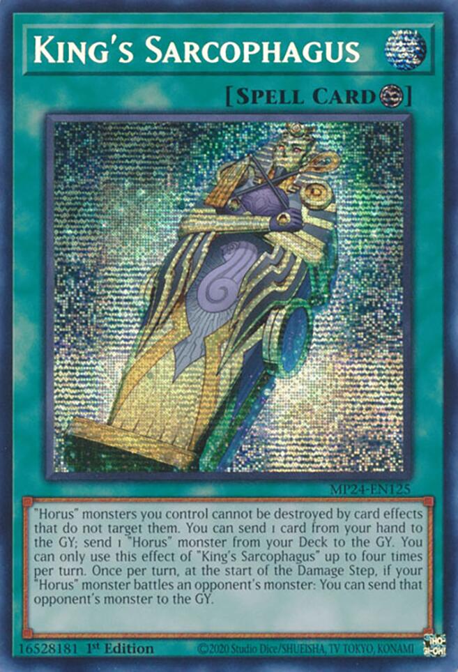 King's Sarcophagus [MP24-EN125] Prismatic Secret Rare 