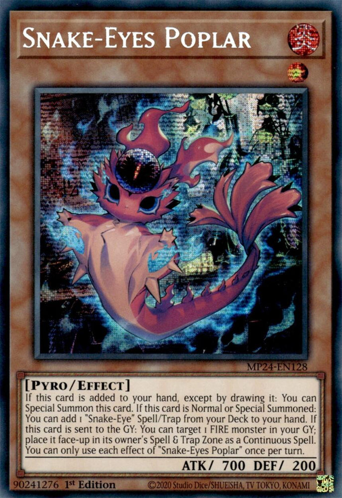 Snake-Eyes Poplar [MP24-EN128] Prismatic Secret Rare 