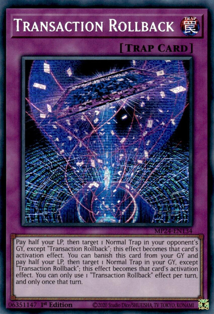 Transaction Rollback [MP24-EN134] Prismatic Secret Rare 
