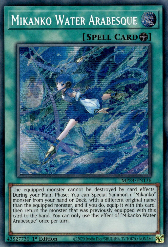 Mikanko Water Arabesque [MP24-EN136] Prismatic Secret Rare 