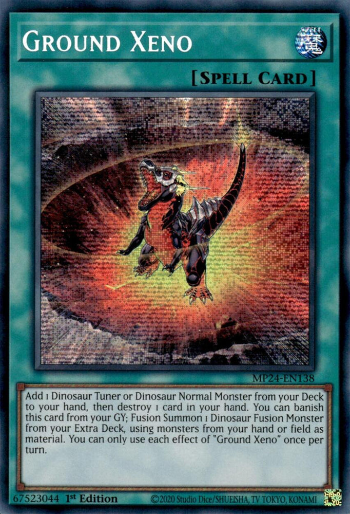 Ground Xeno [MP24-EN138] Prismatic Secret Rare 