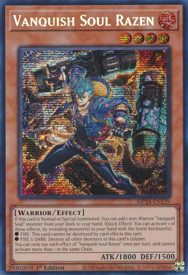 Vanquish Soul Razen [MP24-EN139] Prismatic Secret Rare 