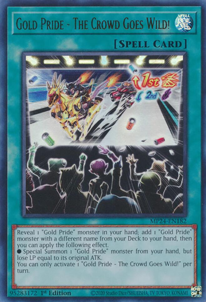 Gold Pride - The Crowd Goes Wild! [MP24-EN182] Ultra Rare 