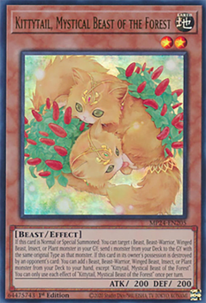 Kittytail, Mystical Beast of the Forest [MP24-EN205] Ultra Rare 