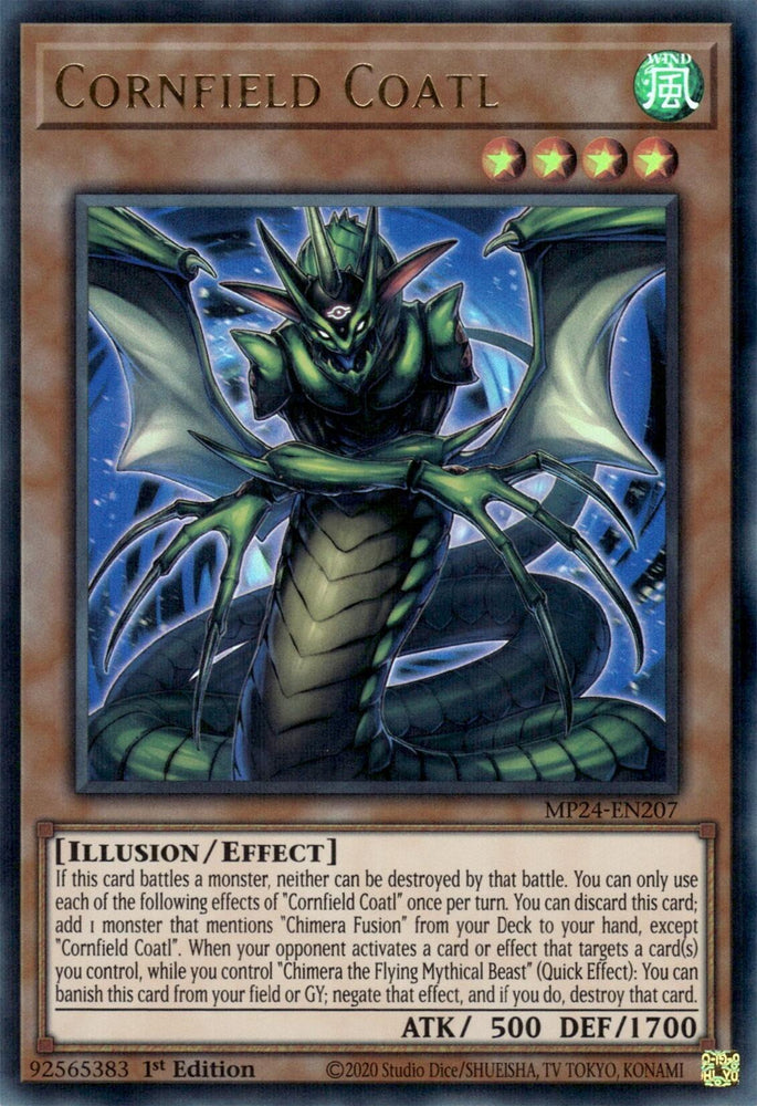 Cornfield Coatl [MP24-EN207] Ultra Rare 