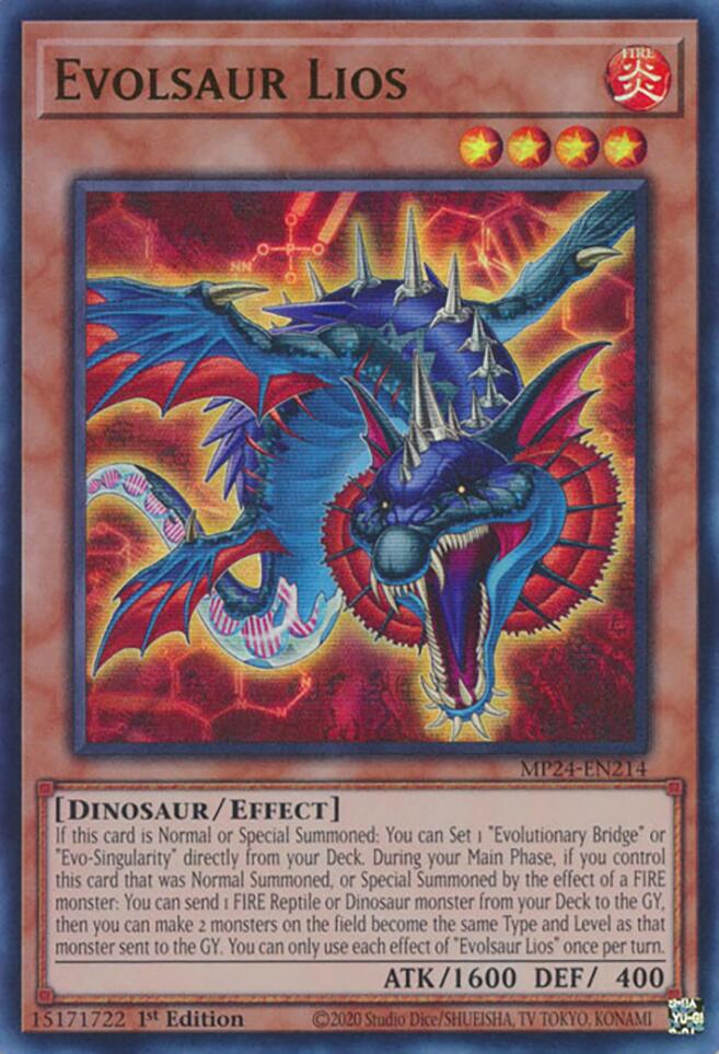 Evolsaur Lios [MP24-EN214] Ultra Rare 