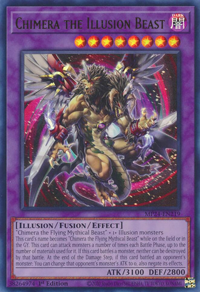 Chimera the Illusion Beast [MP24-EN219] Ultra Rare 