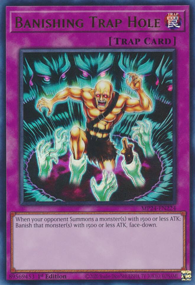 Banishing Trap Hole [MP24-EN224] Ultra Rare 