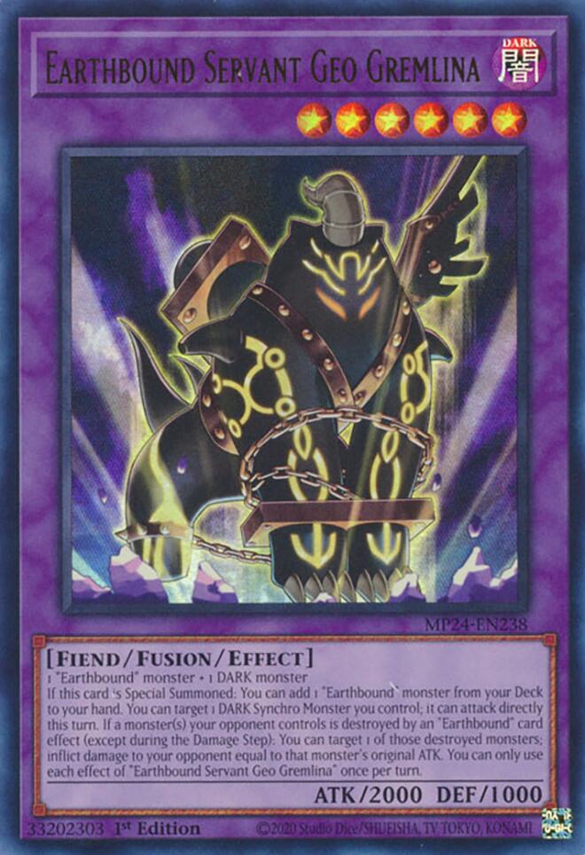 Earthbound Servant Geo Gremlina [MP24-EN238] Ultra Rare 