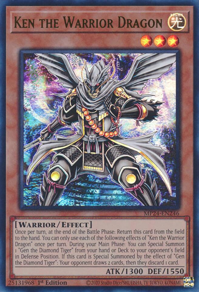Ken the Warrior Dragon [MP24-EN246] Ultra Rare 