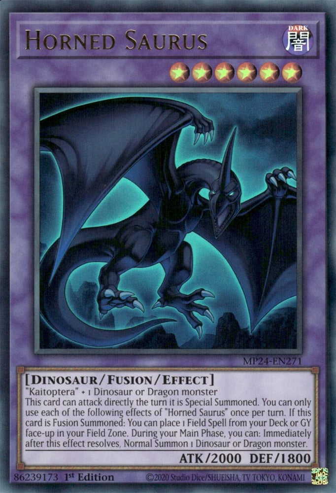 Horned Saurus [MP24-EN271] Ultra Rare 