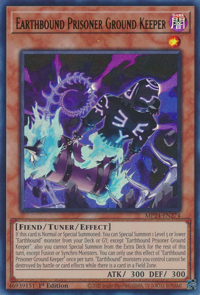 Earthbound Prisoner Ground Keeper [MP24-EN274] Ultra Rare 