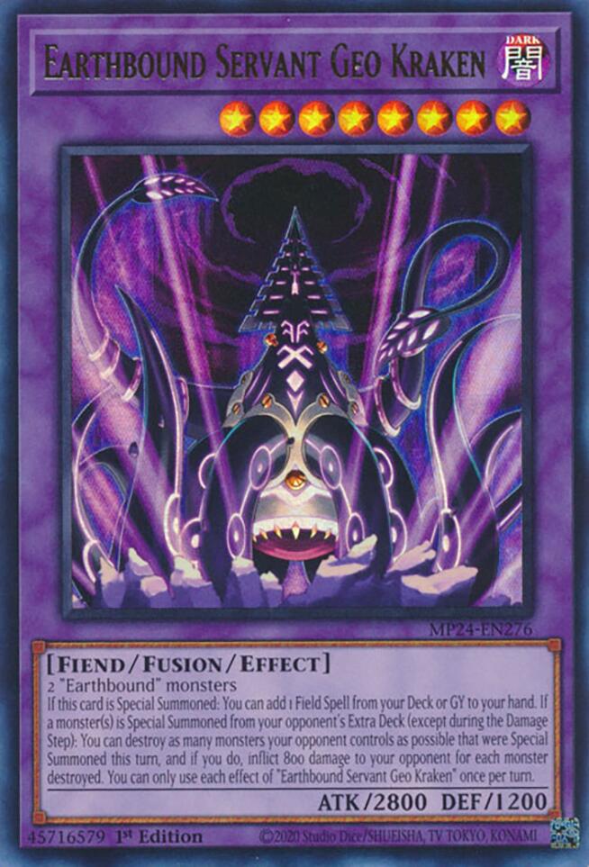 Earthbound Servant Geo Kraken [MP24-EN276] Ultra Rare 
