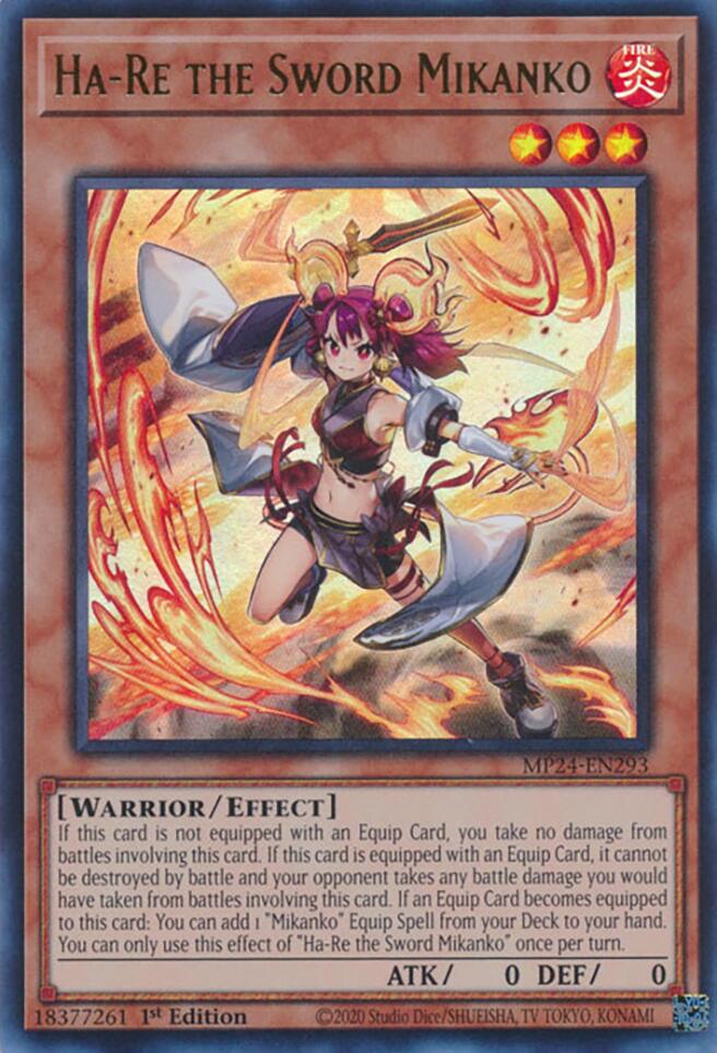 Ha-Re the Sword Mikanko [MP24-EN293] Ultra Rare 
