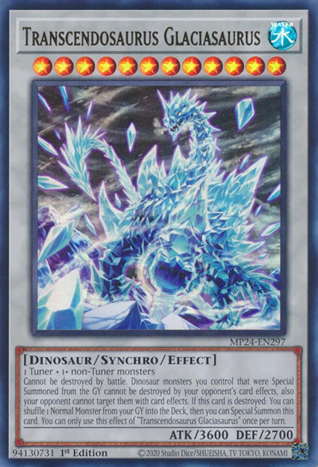 Transcendosaurus Glaciasaurus [MP24-EN297] Ultra Rare 