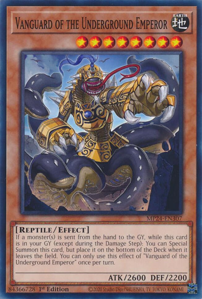 Vanguard of the Underground Emperor [MP24-EN307] Common 