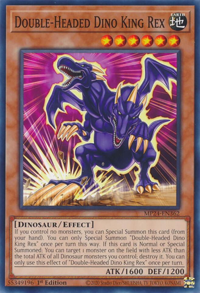 Double-Headed Dino King Rex [MP24-EN362] Common 