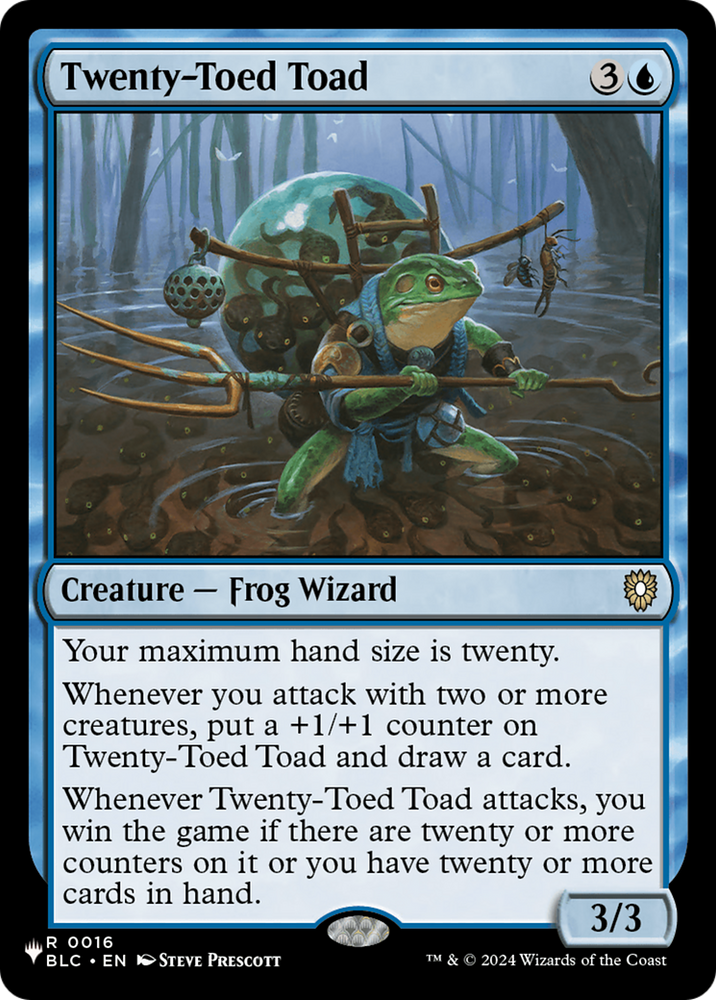 Twenty-Toed Toad [The List] 