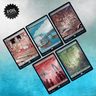 Magic: The Gathering | Secret Lair Drop Series: The Tokyo Lands Traditional Foil Edition