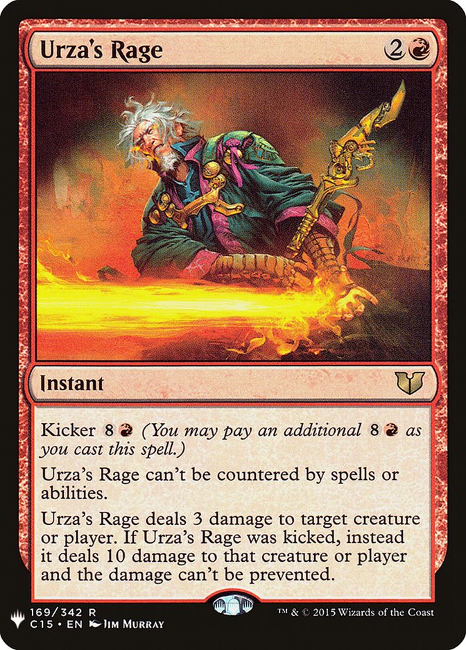 Urza's Rage [The List] 