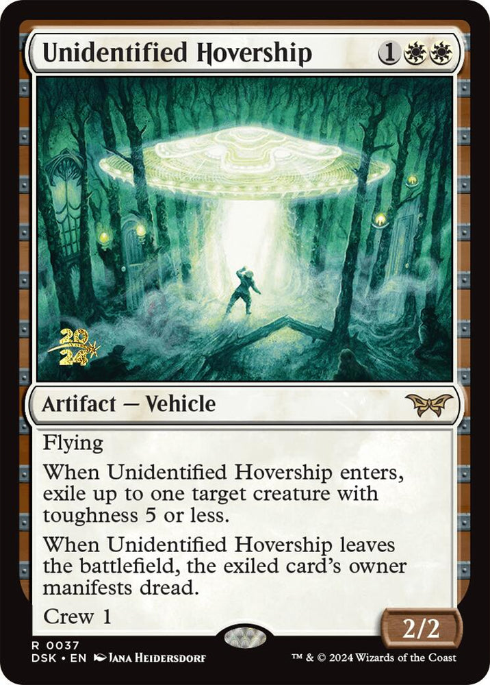 Unidentified Hovership [Duskmourn: House of Horror Prerelease Promos] 