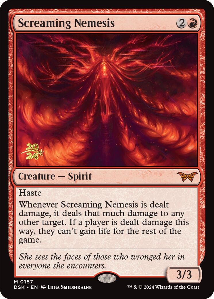 Screaming Nemesis [Duskmourn: House of Horror Prerelease Promos] 