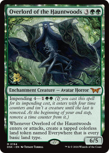 Overlord of the Hauntwoods [Duskmourn: House of Horror Prerelease Promos] 