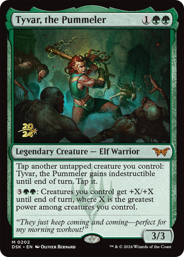 Tyvar, the Pummeler [Duskmourn: House of Horror Prerelease Promos] 