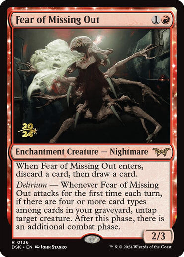 Fear of Missing Out [Duskmourn: House of Horror Prerelease Promos] 