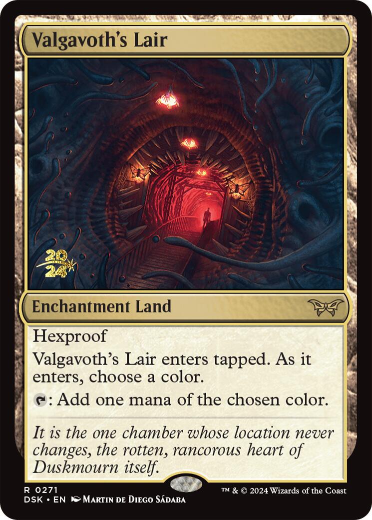 Valgavoth's Lair [Duskmourn: House of Horror Prerelease Promos] 