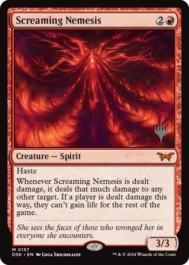 Screaming Nemesis [Duskmourn: House of Horror Promos] 