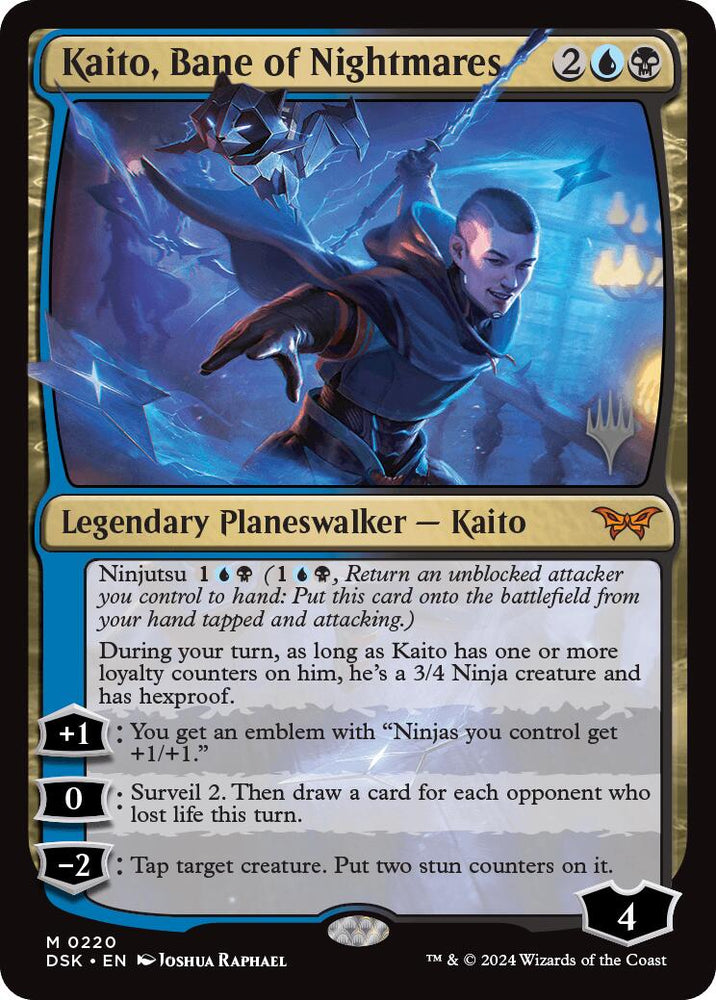 Kaito, Bane of Nightmares [Duskmourn: House of Horror Promos] 