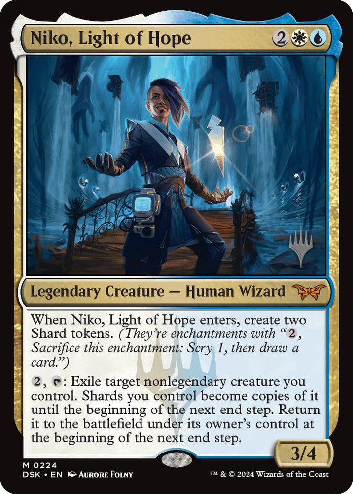 Niko, Light of Hope [Duskmourn: House of Horror Promos] 