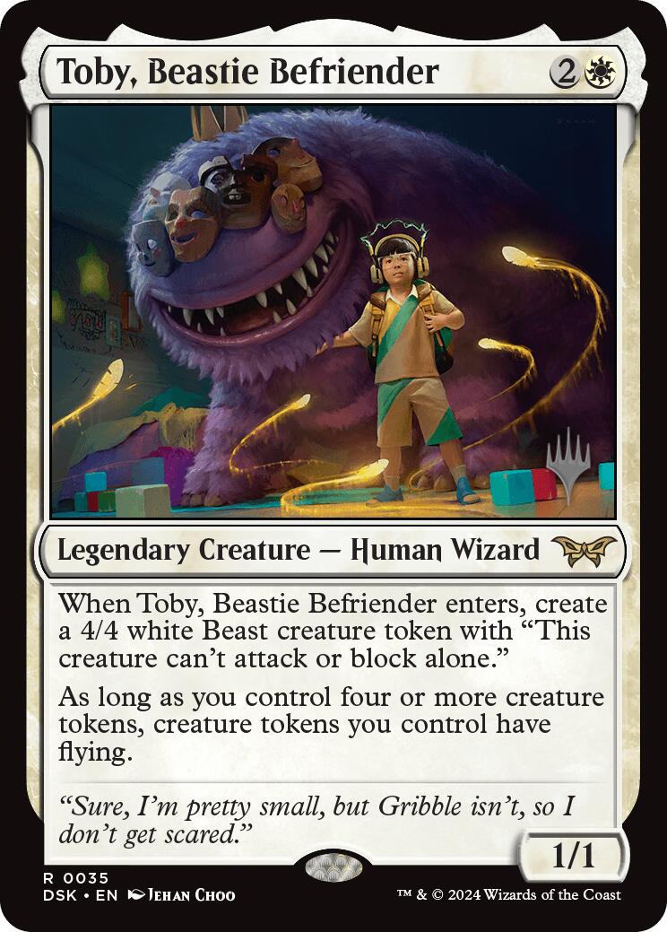 Toby, Beastie Befriender [Duskmourn: House of Horror Promos] 