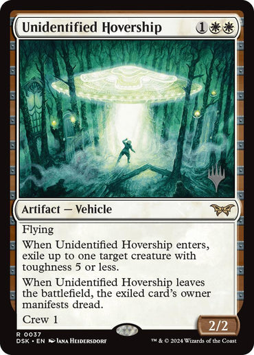 Unidentified Hovership [Duskmourn: House of Horror Promos] 