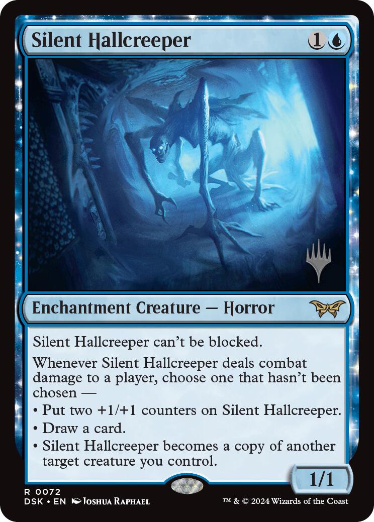 Silent Hallcreeper [Duskmourn: House of Horror Promos] 