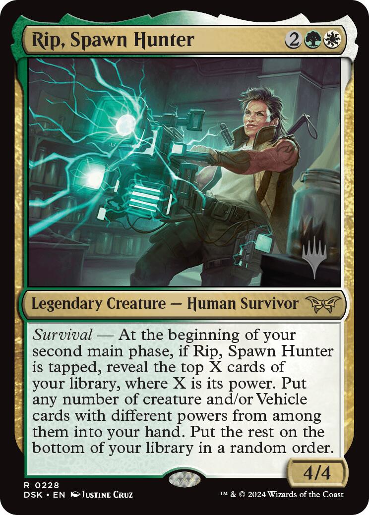 Rip, Spawn Hunter [Duskmourn: House of Horror Promos] 