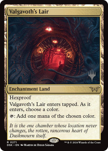 Valgavoth's Lair [Duskmourn: House of Horror Promos] 