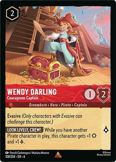 Wendy Darling - Courageous Captain (108/204) [Azurite Sea] 