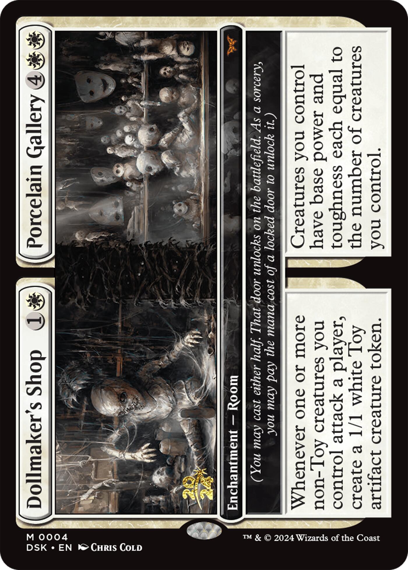 Dollmaker's Shop // Porcelain Gallery [Duskmourn: House of Horror Prerelease Cards] 