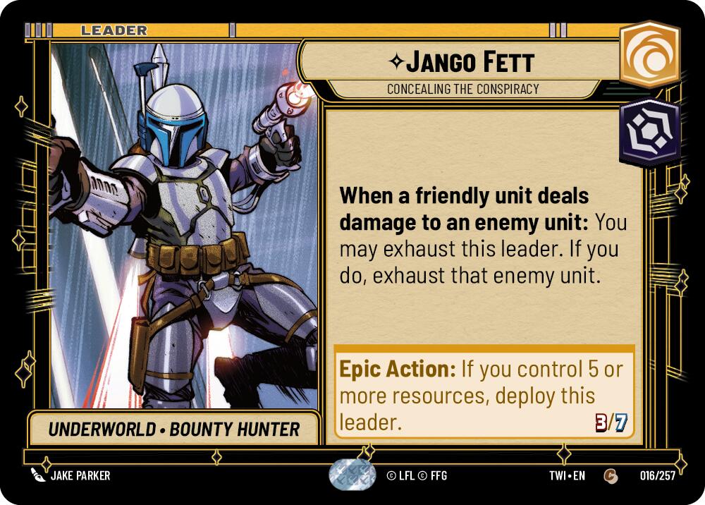 Jango Fett - Concealing the Conspiracy (016/257) [Twilight of the Republic] 